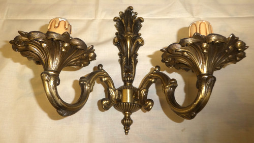 Ancienne applique deux - deux, feux